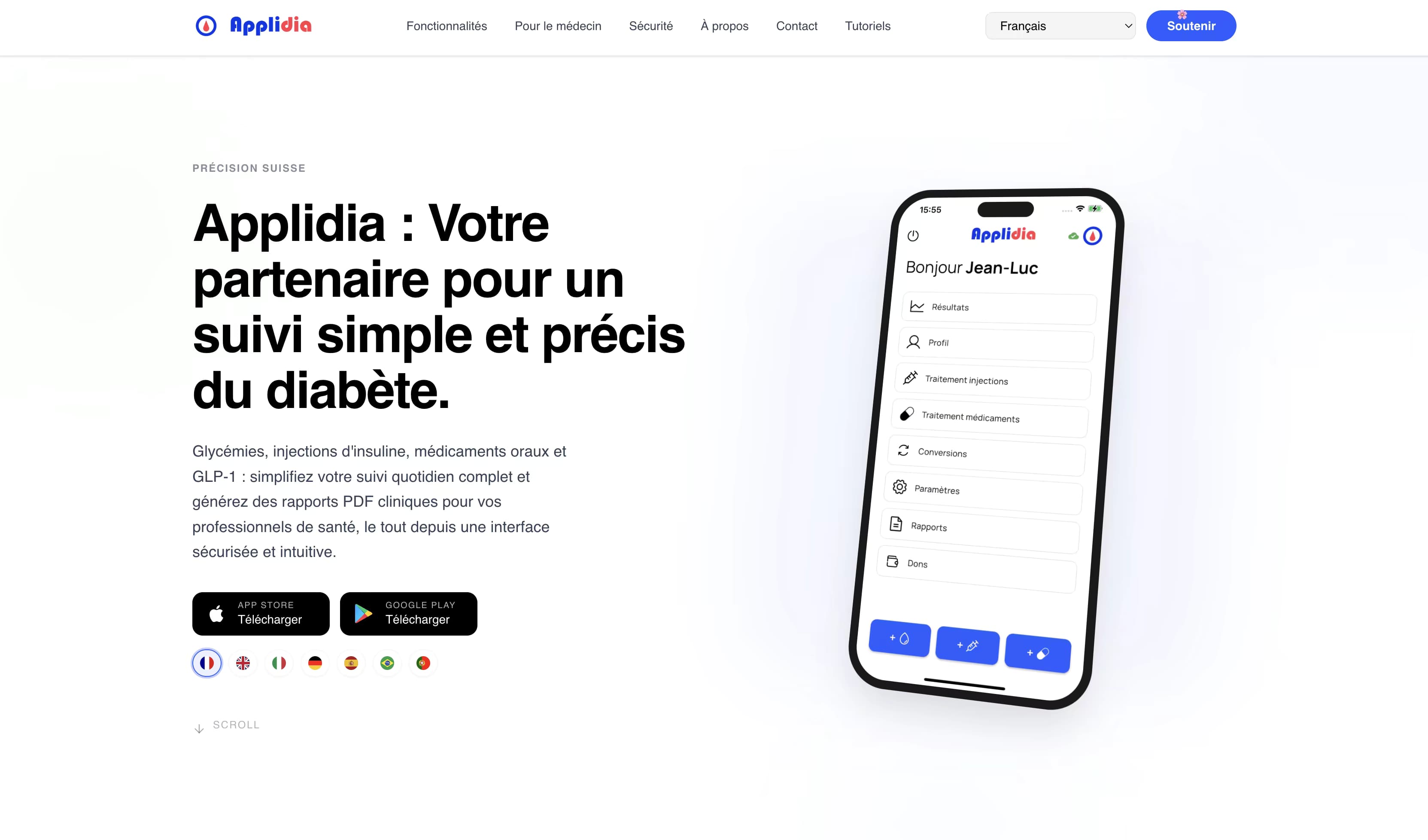 Applidia website preview