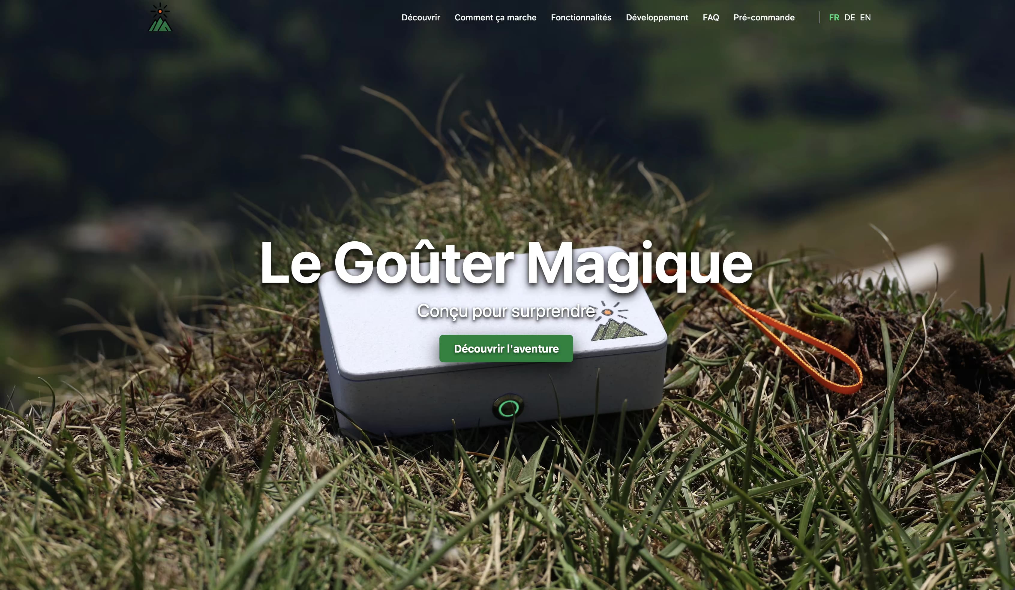 Le Gouter Magique website preview